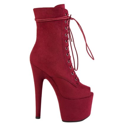 Ботильоны двойки FIONA SUEDE WINE