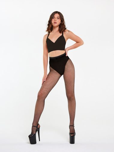 Колготки в мелкую сетку