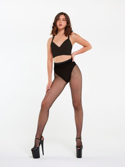 Колготки в мелкую сетку