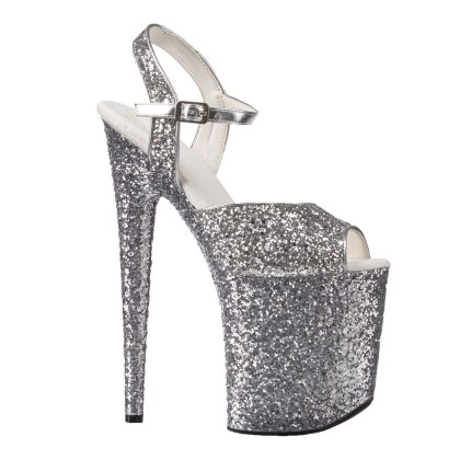 Стрипы тройки LUNA GLITTER SILVER