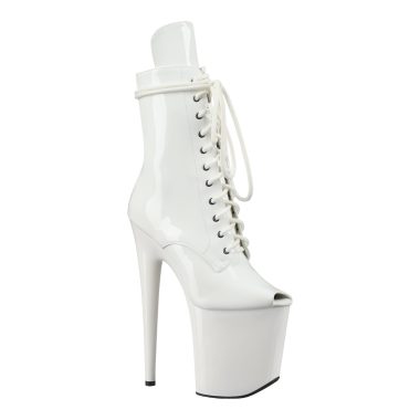 Ботильоны тройки VESTA  GLOSSY WHITE