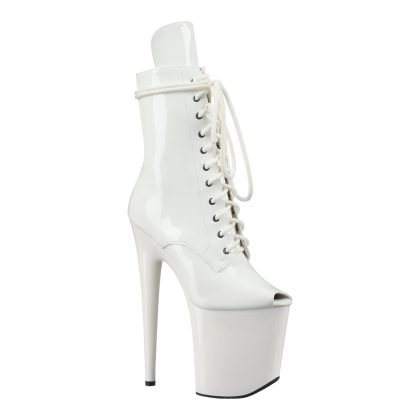 Ботильоны тройки VESTA  GLOSSY WHITE