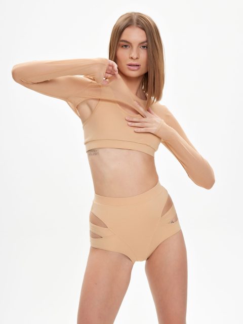 Болеро в сетку Classic, бежевый