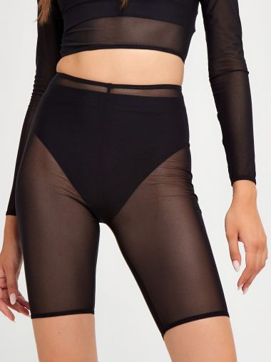 Велосипедки в сетку Classic, черный