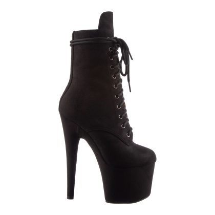 Ботильоны двойки EMMA SUEDE BLACK