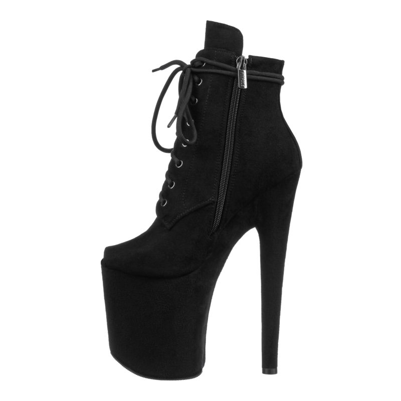 Ботильоны тройки MOLLY SUEDE BLACK