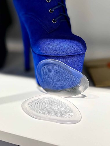 Гелевые полустельки, силиконовые