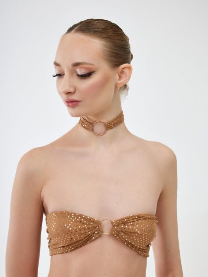 Чокер Gold, золотой