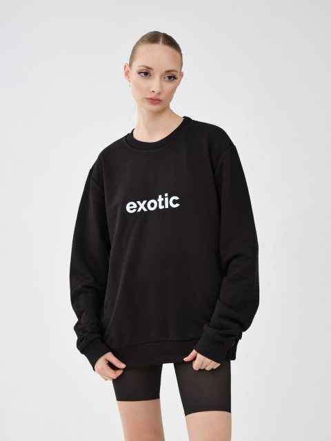 Свитшот «Exotic», черный
