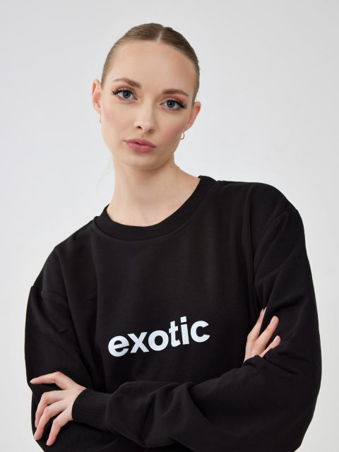 Свитшот «Exotic», черный