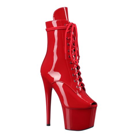 Ботильоны двойки FIONA GLOSSY RED