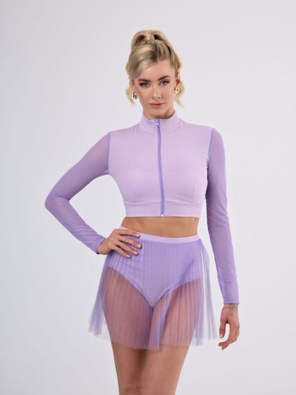 Юбка-плиссе «First Kris», лавандовый