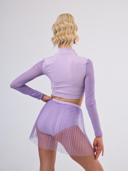 Юбка-плиссе «First Kris», лавандовый