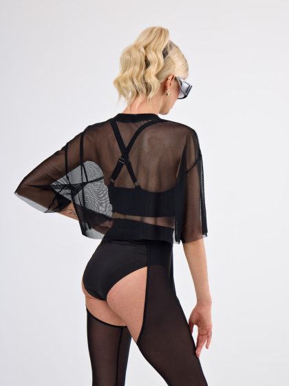 Топ-футболка «Jennifer», черный