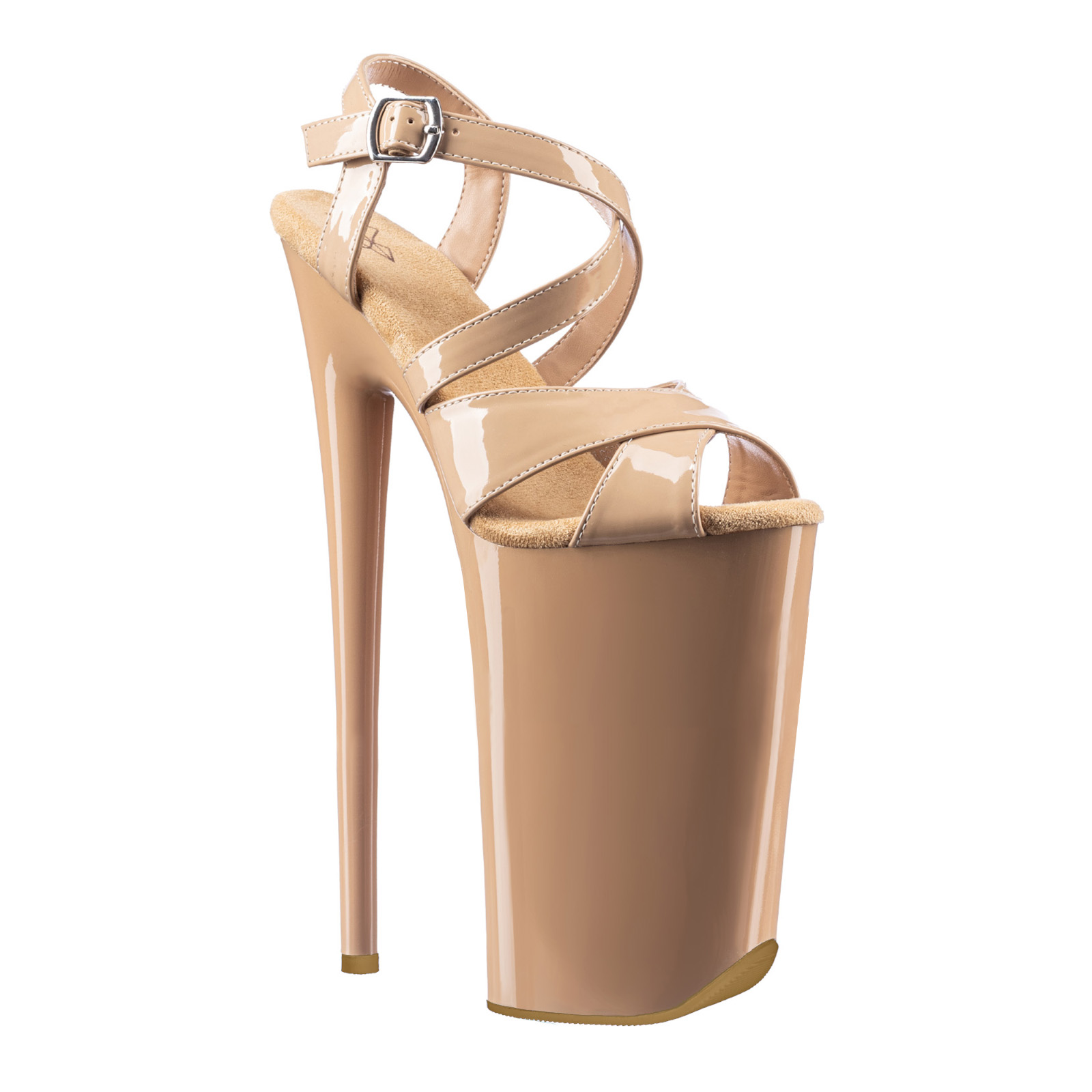 Стрипы пятерки GERALDA GLOSSY BEIGE