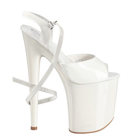 Стрипы тройки OLIVIA GLOSSY WHITE