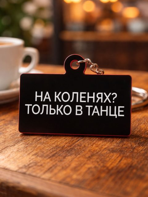 Брелок «На коленях?»