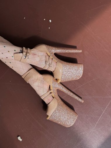 Стрипы четверки MADDY CROCO GLITTER
