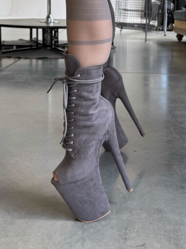 Ботильоны четверки KARMA SUEDE GRAY